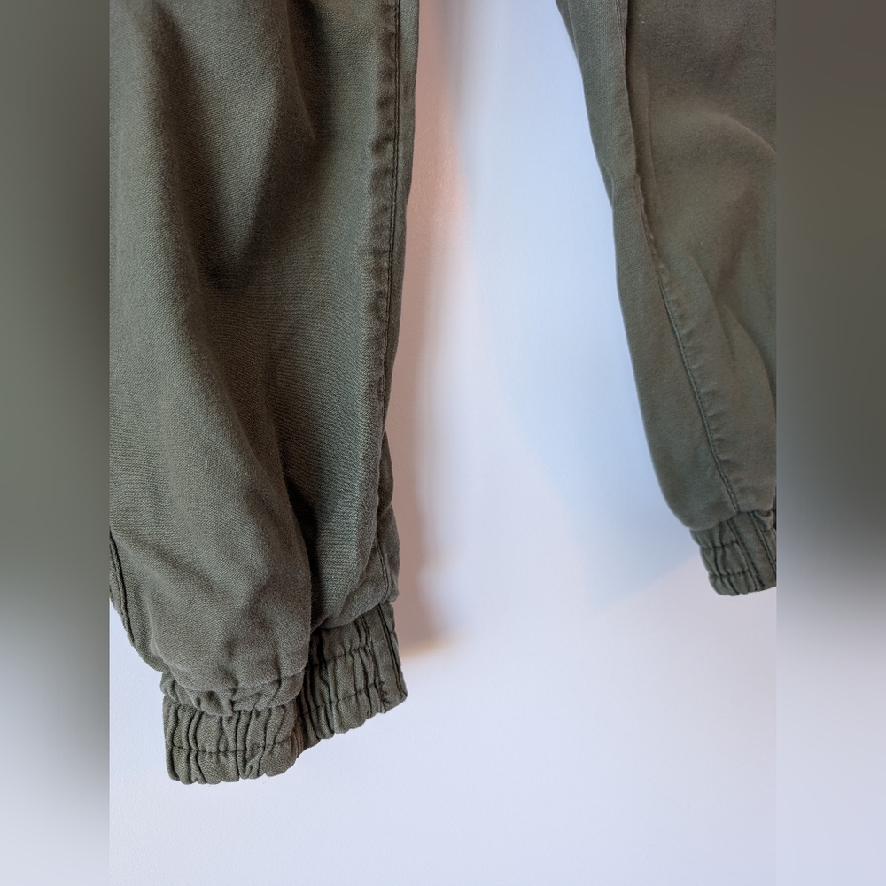 Aritzia TNA Green Cargo Joggers 100% Cotton Sz 2 - Picture 6 of 9